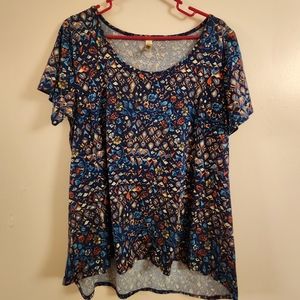 Lularoe xl short sleeve top